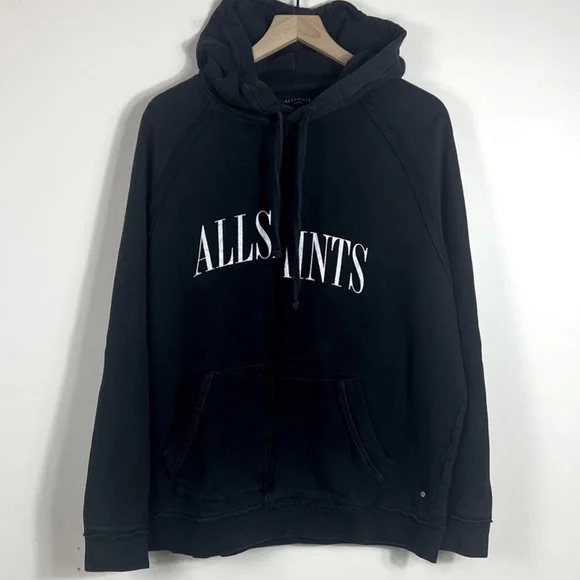 All Saints Diverge Oth Hoodie Black large - Picture 4 of 7